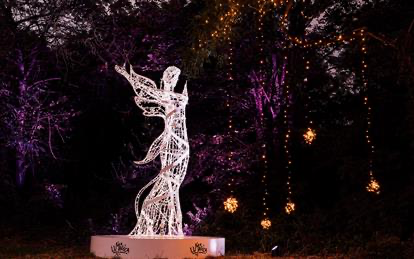 Le magiche sculture di luce di Lumagica vi aspettano ai Giardini Trauttmannsdorff a Merano